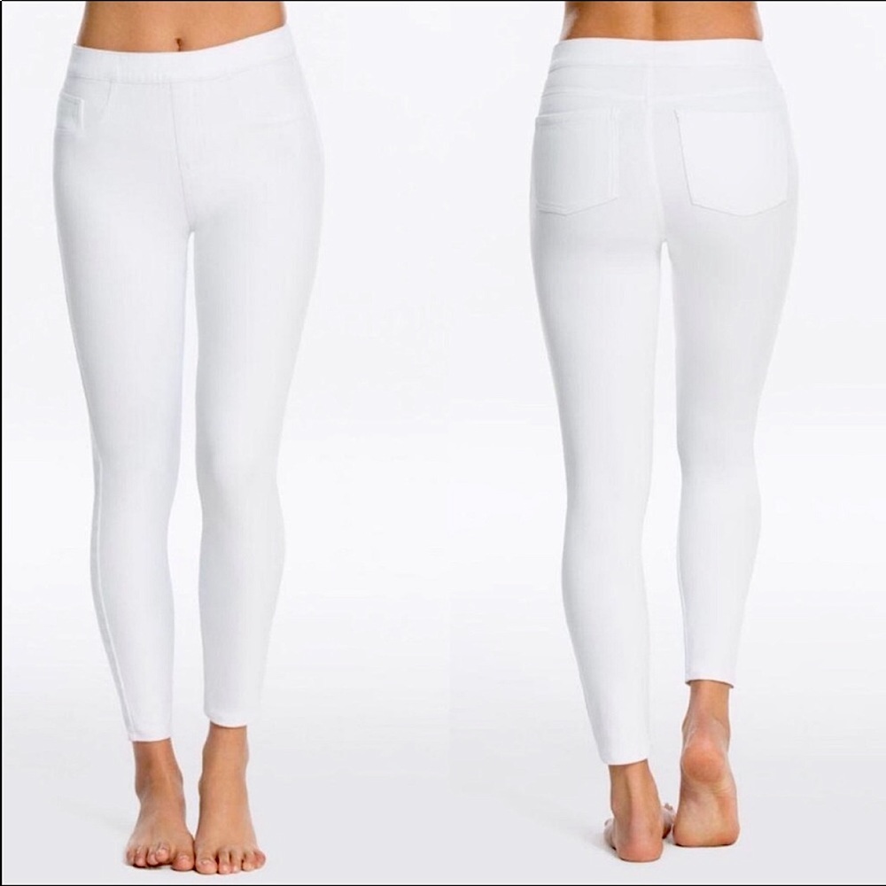 SPANX Jean-ish Ankle Leggings Size Small in White